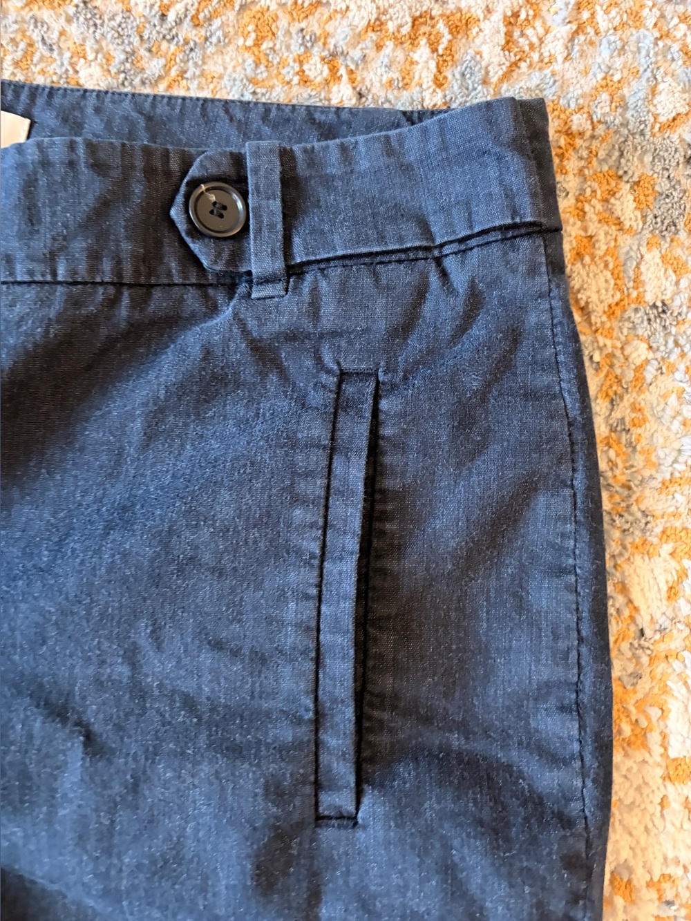 LOFT Navy Straight‑Leg Pants – Size 8 - Picture 3 of 5